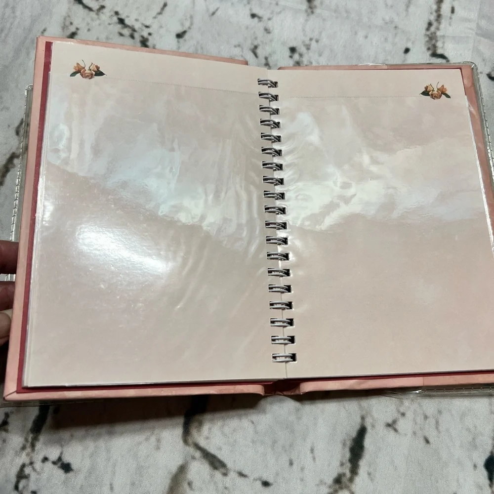 Pink Rose Coffee Table‎ Book Accent